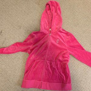Pink Velvet Juicy Couture Zip-up